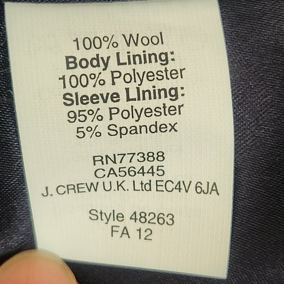 NWT Rare Wool Herringbone SUIT--Hacking Blazer and No. 2 Pencil Skirt - Picture 16 of 16